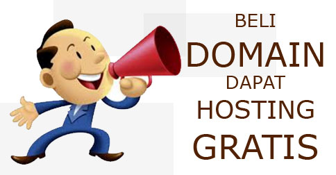 Beli Domain Dapat Hosting Gratis 100MB selama Setahun